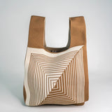 Labyrinth Beige Handbag
