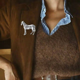 Pony Brooch Horse Pin