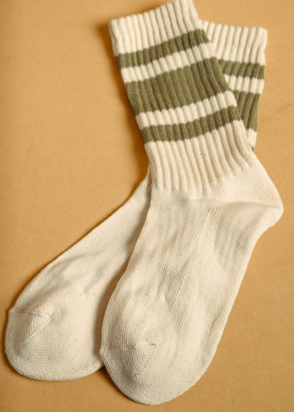 Retro Stripe Crew Socks