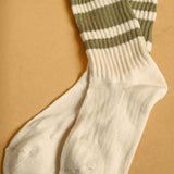 Retro Stripe Crew Socks