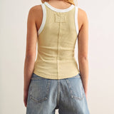 Contrasted Tank Top