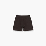 Nearly Black Porto Waffle Shorts