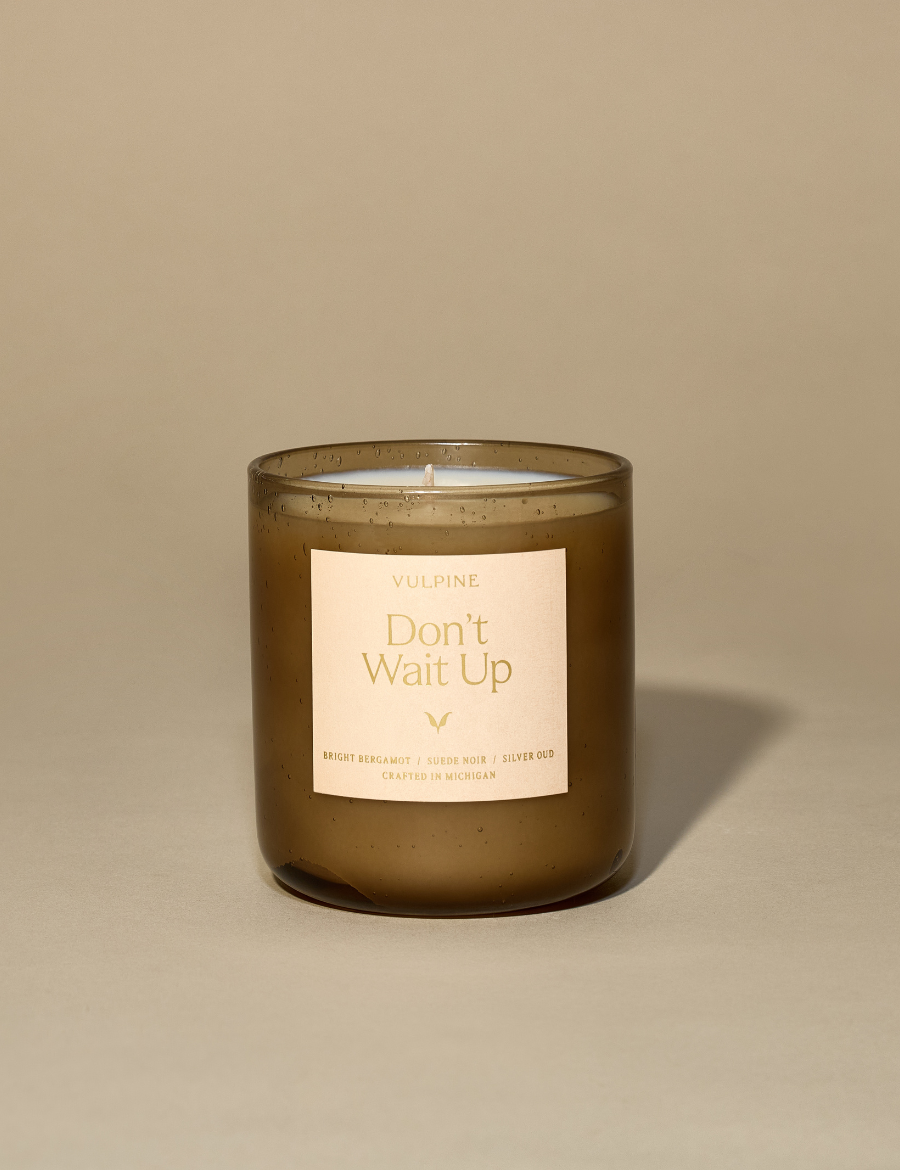 Don't Wait Up Candle
