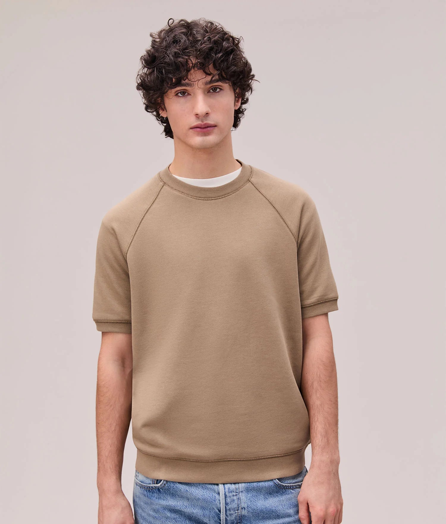 Recycled Fleece Raglan Sweatshirt