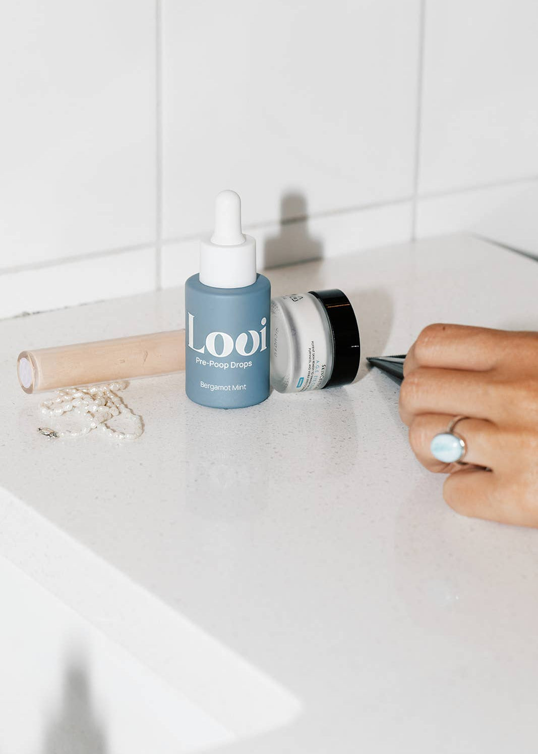 Pre-Poop Toilet Drops — Bergamot Peppermint