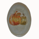 Hand-Painted Stoneware Dish