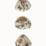 Floral Stoneware Dish
