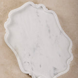Cascade Scalloped Marble Tray
