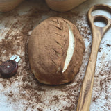 Walnut Wood Dough Hook or Dough Whisk