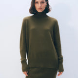 Cashmere Oversized Standneck