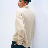 Cashmere Oversized Standneck