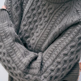 Cashmere Cable Crewneck