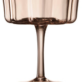 Flower Wave Coupe Cocktail Glasses