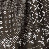 Blossoming Bandanna Brown Tea Towel