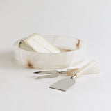 Santo Alabaster Cheese Tools | Set of 2
