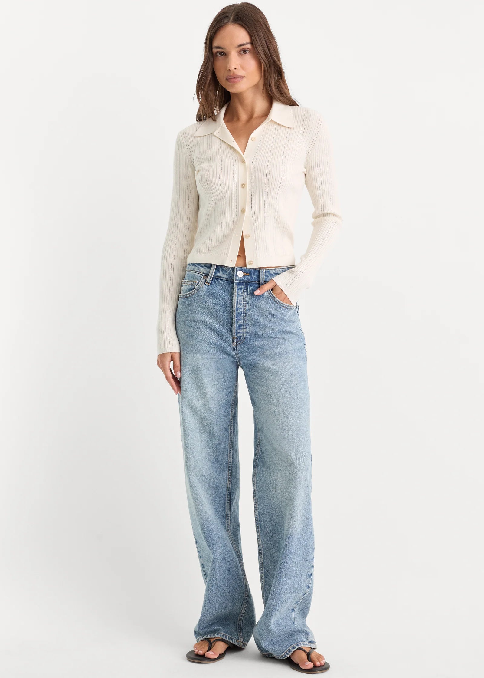 The Ladder Rib Cardigan