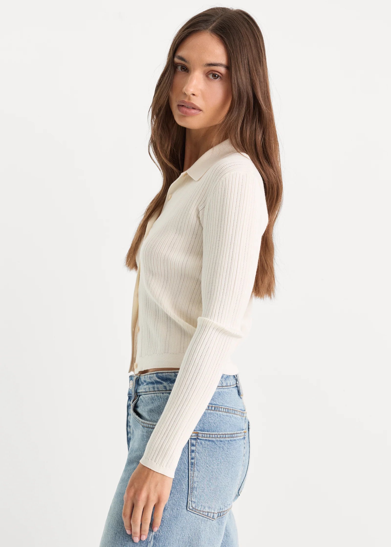 The Ladder Rib Cardigan