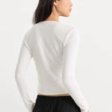 The Rib V Neck Cardigan