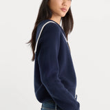 The Knit Sailor Zip Up