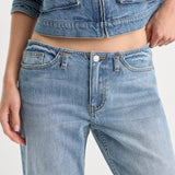 Ghost Waist Low Loose Jeans