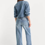 Ghost Waist Low Loose Jeans