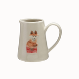 Stoneware Creamer with Holiday Animal