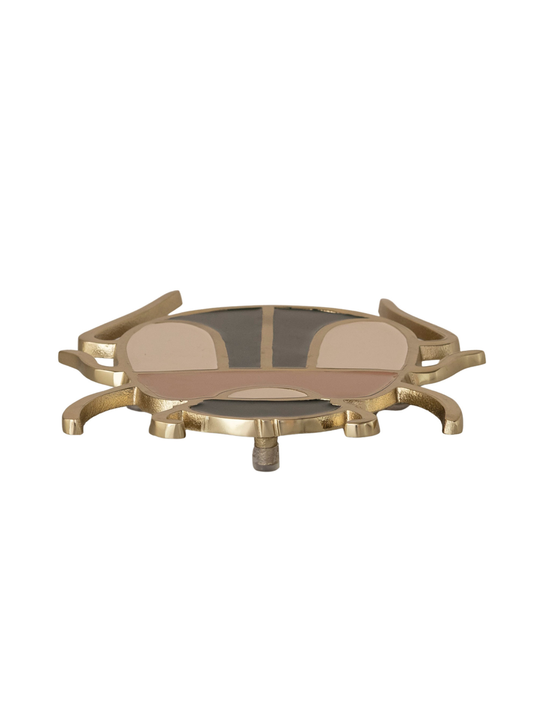 Enameled Cast Aluminum Beetle Shaped Trivet