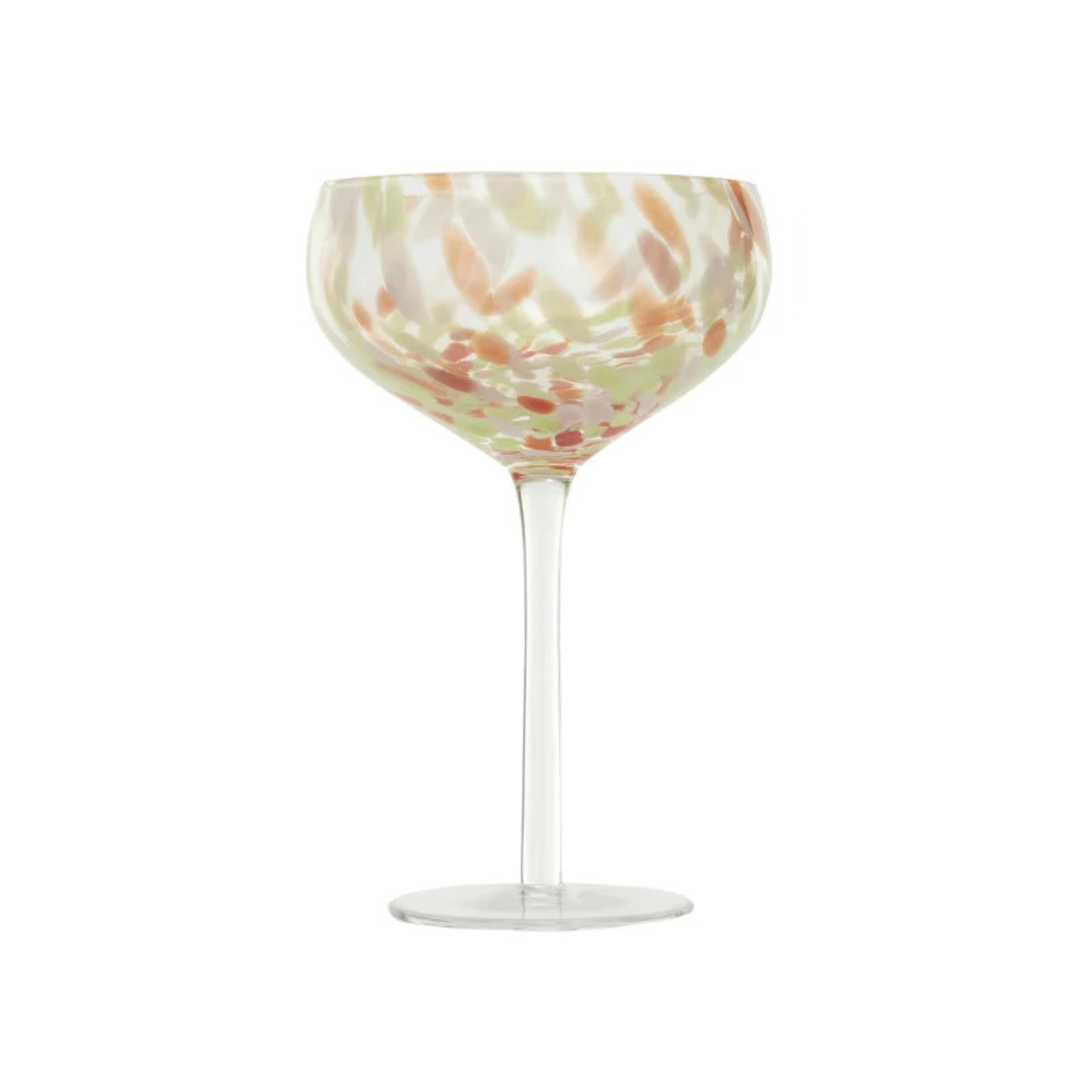 Stemmed Confetti Coupe Glass