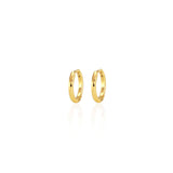 Classic 12mm Hinged Huggie Hoop Earrings