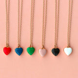 Enamel Heart Locket