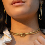 In the Loop Choker - 18K Gold Plated