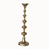 Cast Aluminum Taper Holder with Gold Finish