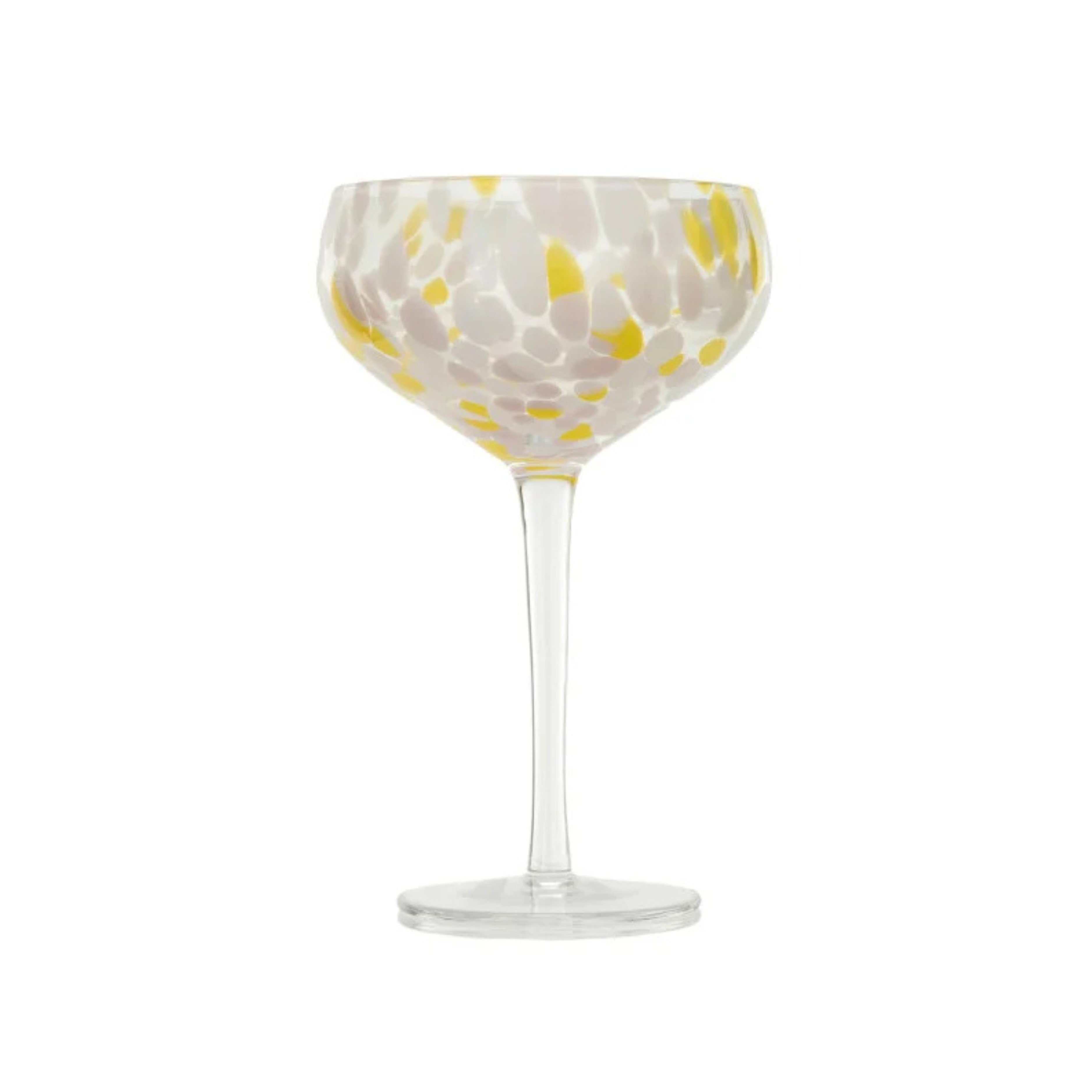 Stemmed Confetti Coupe Glass
