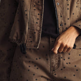 Polka Dot High Neck Jacket