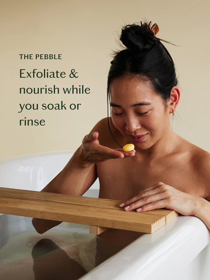 Breathe Pebble | Deep Moisturizing Solid Bath & Shower Oil
