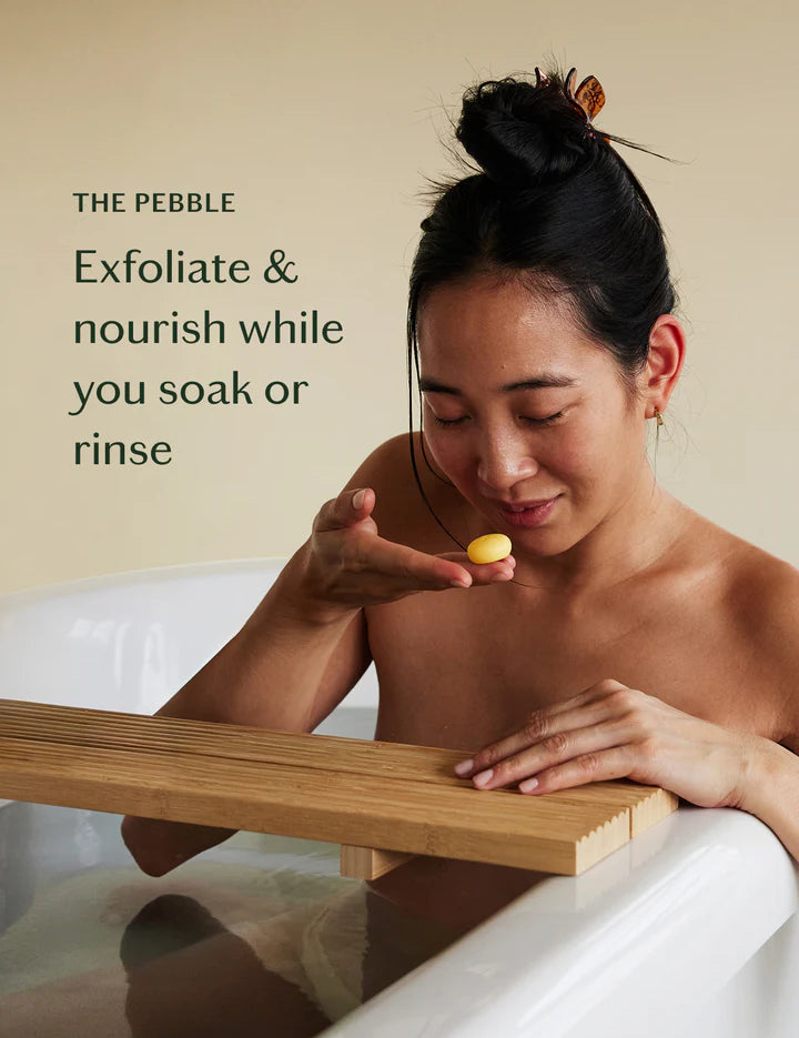 Breathe Pebble | Deep Moisturizing Solid Bath & Shower Oil