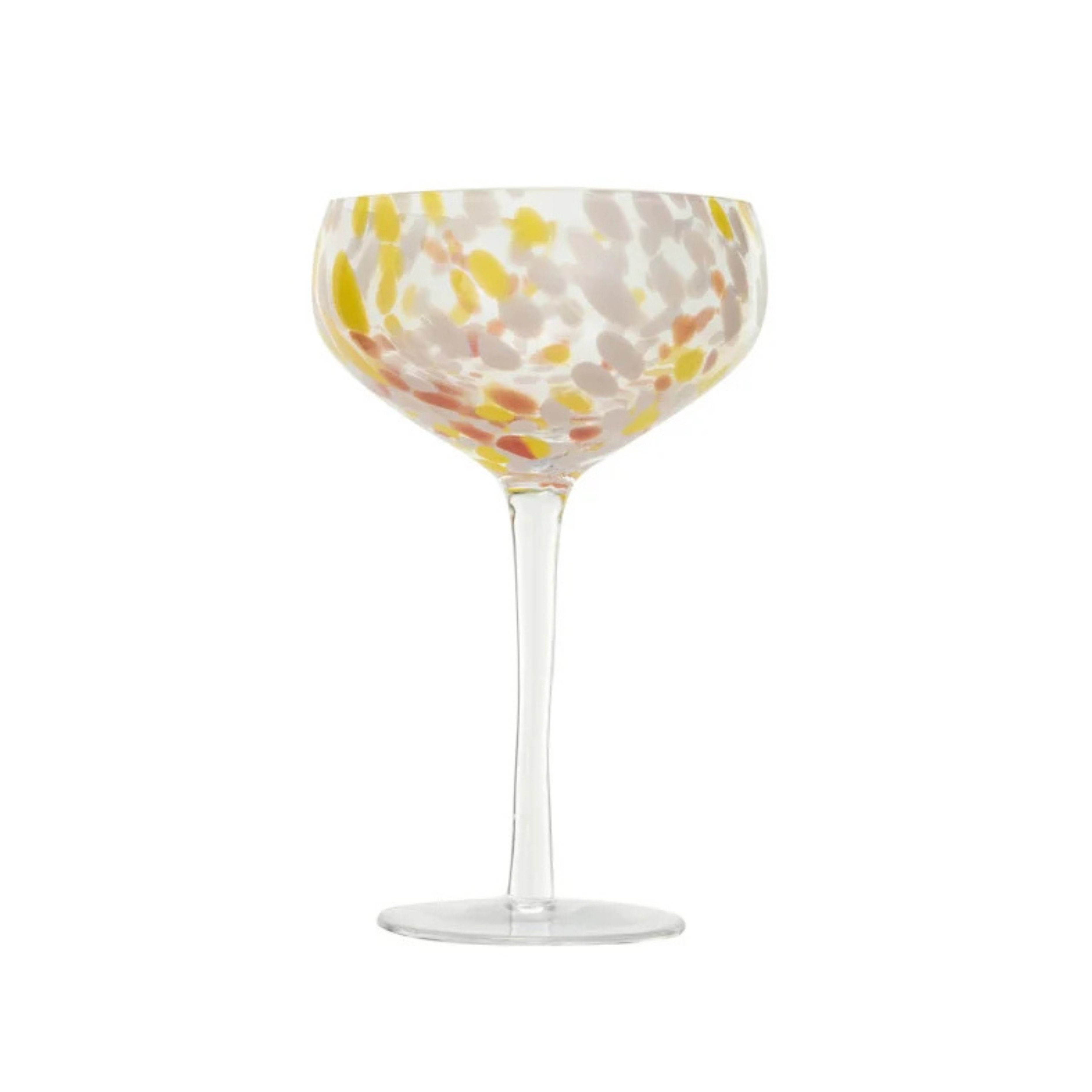 Stemmed Confetti Coupe Glass