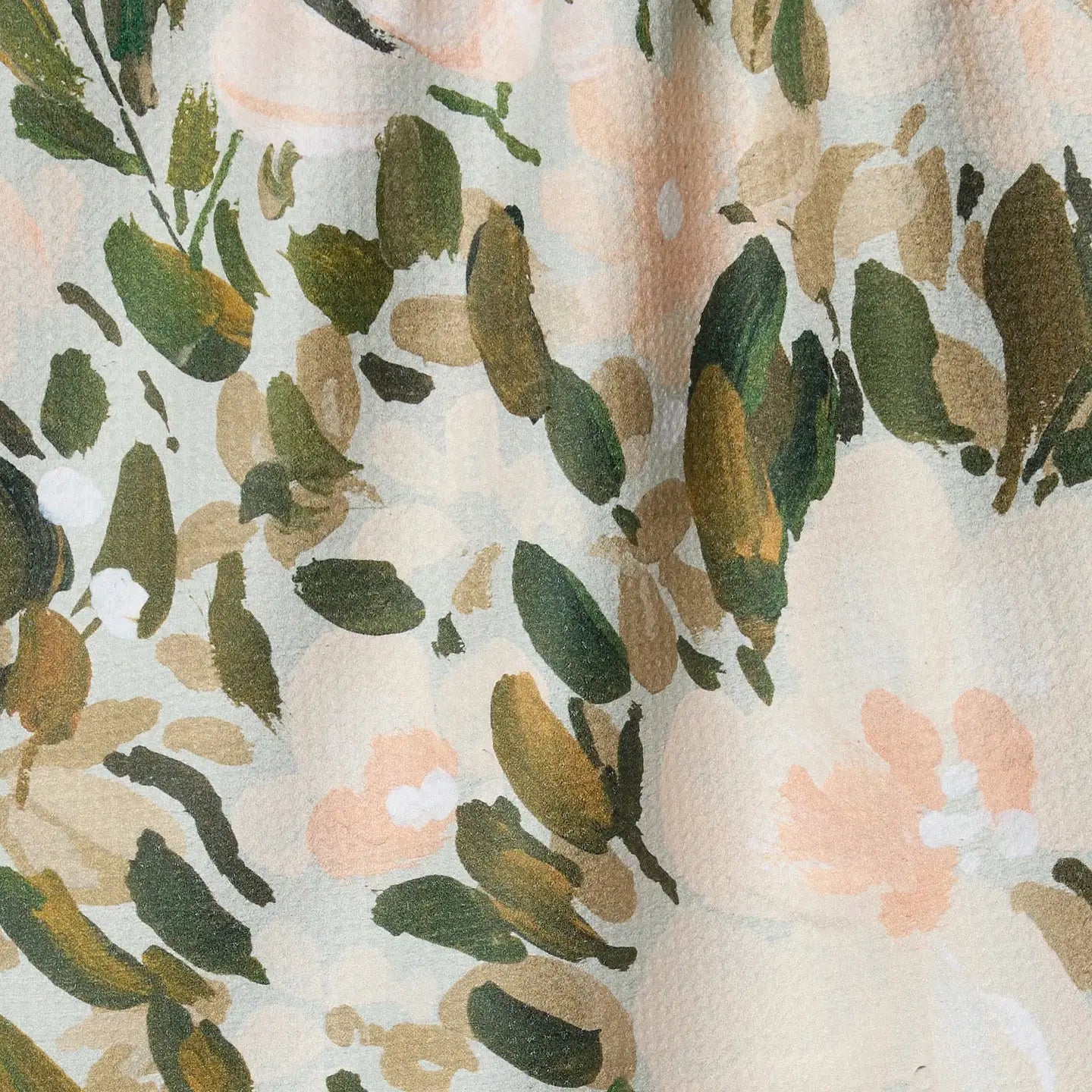 Painted Blossoms Tea Towel