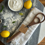 Walnut Wood Dough Hook or Dough Whisk