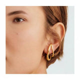 Mon Du double hoop Ear Cuff