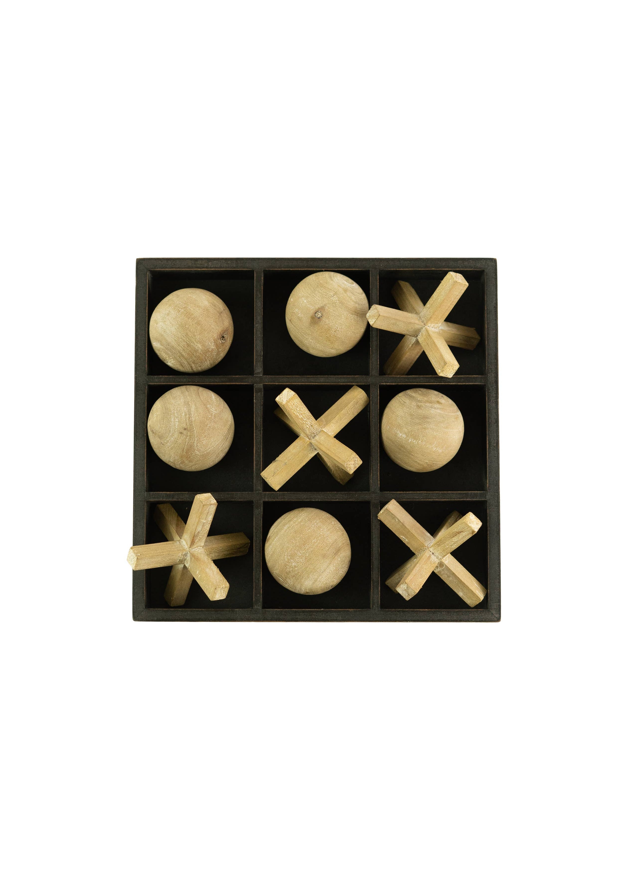 Wooden Tic-Tac-Toe Set