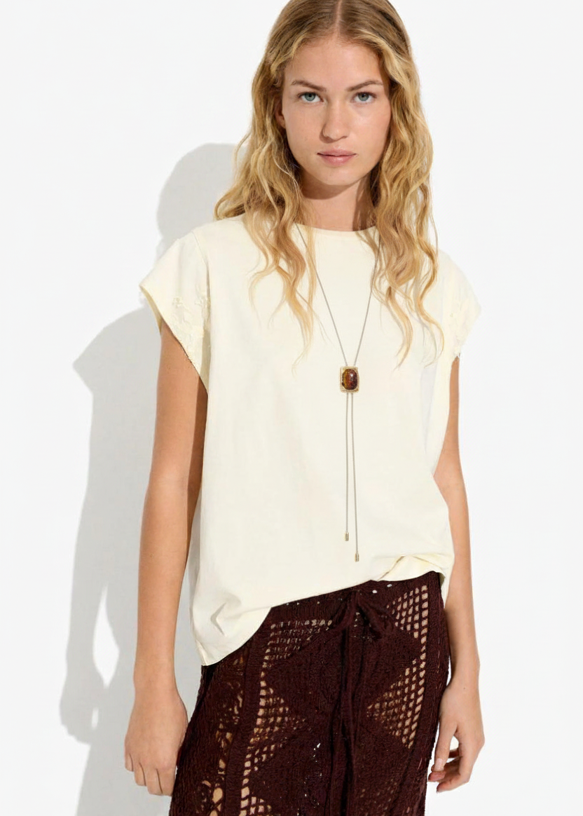 Claire Bolo Long Lariat Necklace