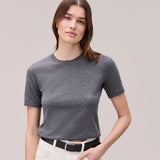 The Washable Cotton Silk Tee