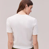 The Washable Cotton Silk Tee