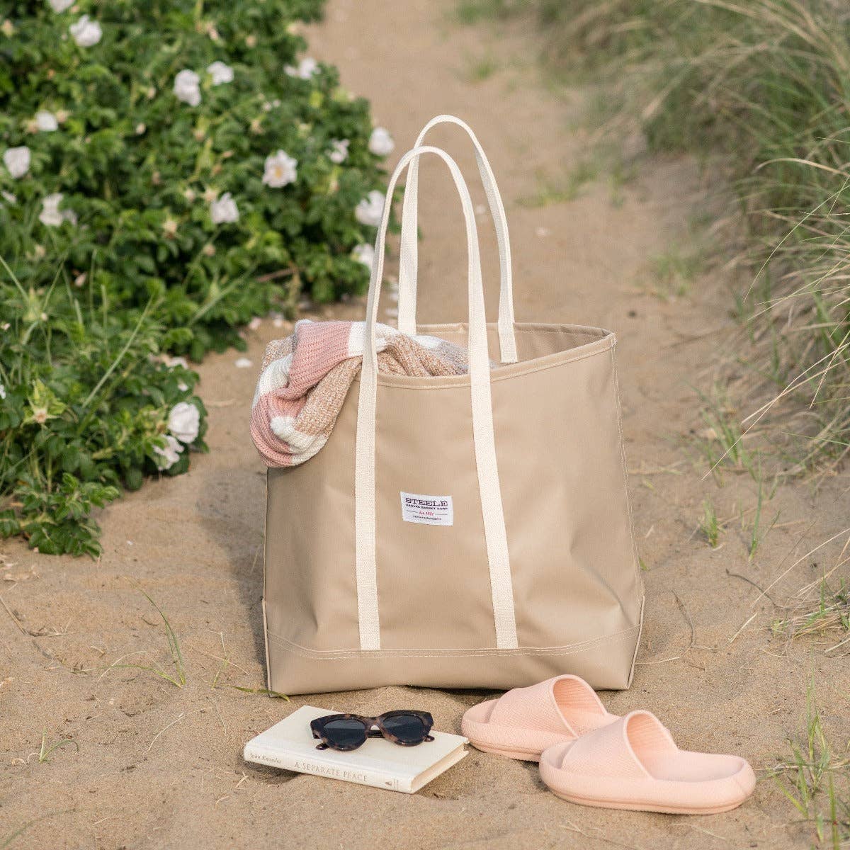 Steeletex Beach Tote - Tan