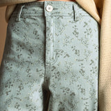 Floral Print Stretched Pants