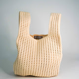 Oat Crochet Handbag