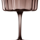 Flower Wave Coupe Cocktail Glasses
