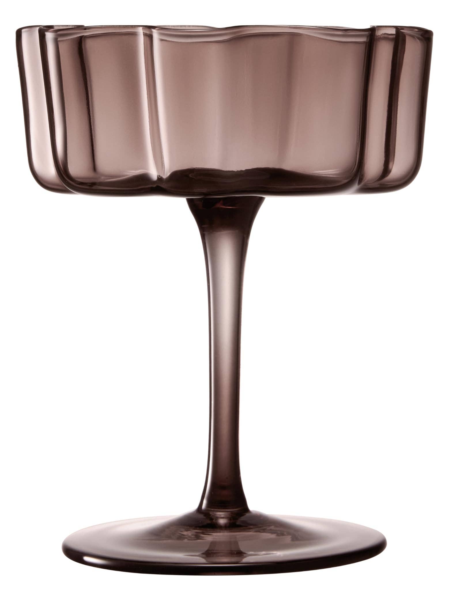 Flower Wave Coupe Cocktail Glasses