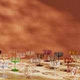 Flower Wave Coupe Cocktail Glasses